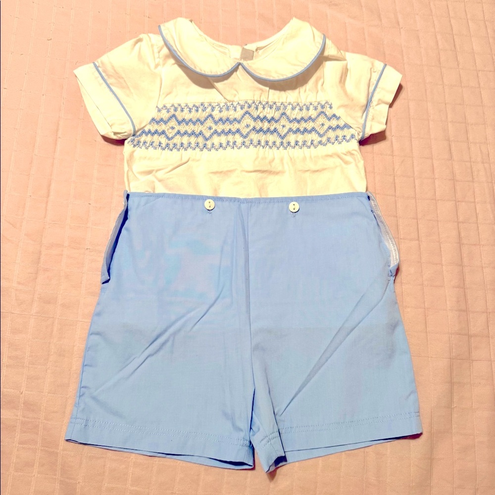 Fantaisie Kids blue and white set